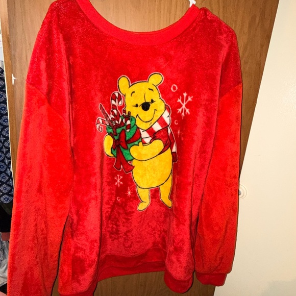 Disney Sweaters - Disney Vibrant Red Winnie the Pooh Sweater